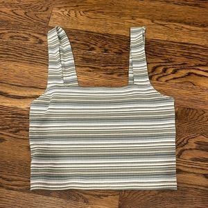 striped american eagle tank top
